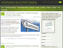 Tablet Screenshot of constructionlawnc.com